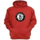 thumbnail image 1 of Polerón Canguro Brooklyn Nets Rojo Talla Xs Unisex, 1 of 3