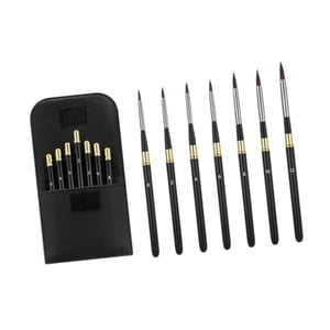 Bothyi - 7 Pinceles De Acuarela De Viaje, Pinceles De Pintura Para Artistas Para Pintura Acrílica