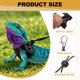thumbnail image 3 of Arnés de Correa para Lagarto Barbudo Uxcell, Arnés de Dinosaurio para Lagarto Ajustable con Cuerda de Tracción de Cuero Suave (S/M/L, 3 Piezas, Negro), para Lagarto Barbudo Reptil Ardilla Rata, 3 of 7