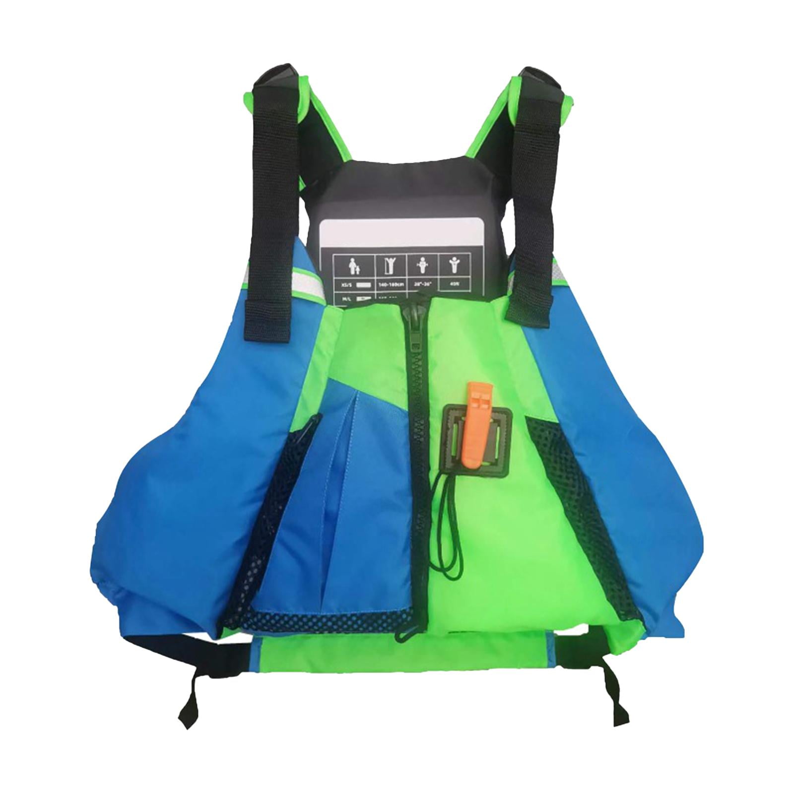 Ioensy - Chaleco Salvavidas Para Kayak, Chaleco De Natación, Impermeable, Portátil, Transpirable, Traje De Supervivencia Xl Xxl Azul