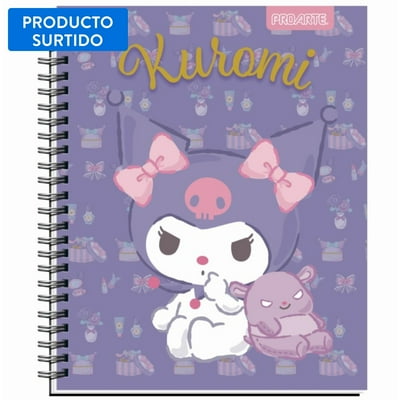 Cuaderno Universitario Kuromi 100 Hojas, Producto Surtido 1 Un  Proarte