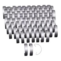 Ioensy - 100 Ganchos De Acero Para Puertas De Jaulas De Pollos, Patos, Aves, Palomas Y Conejos (40 Mm)