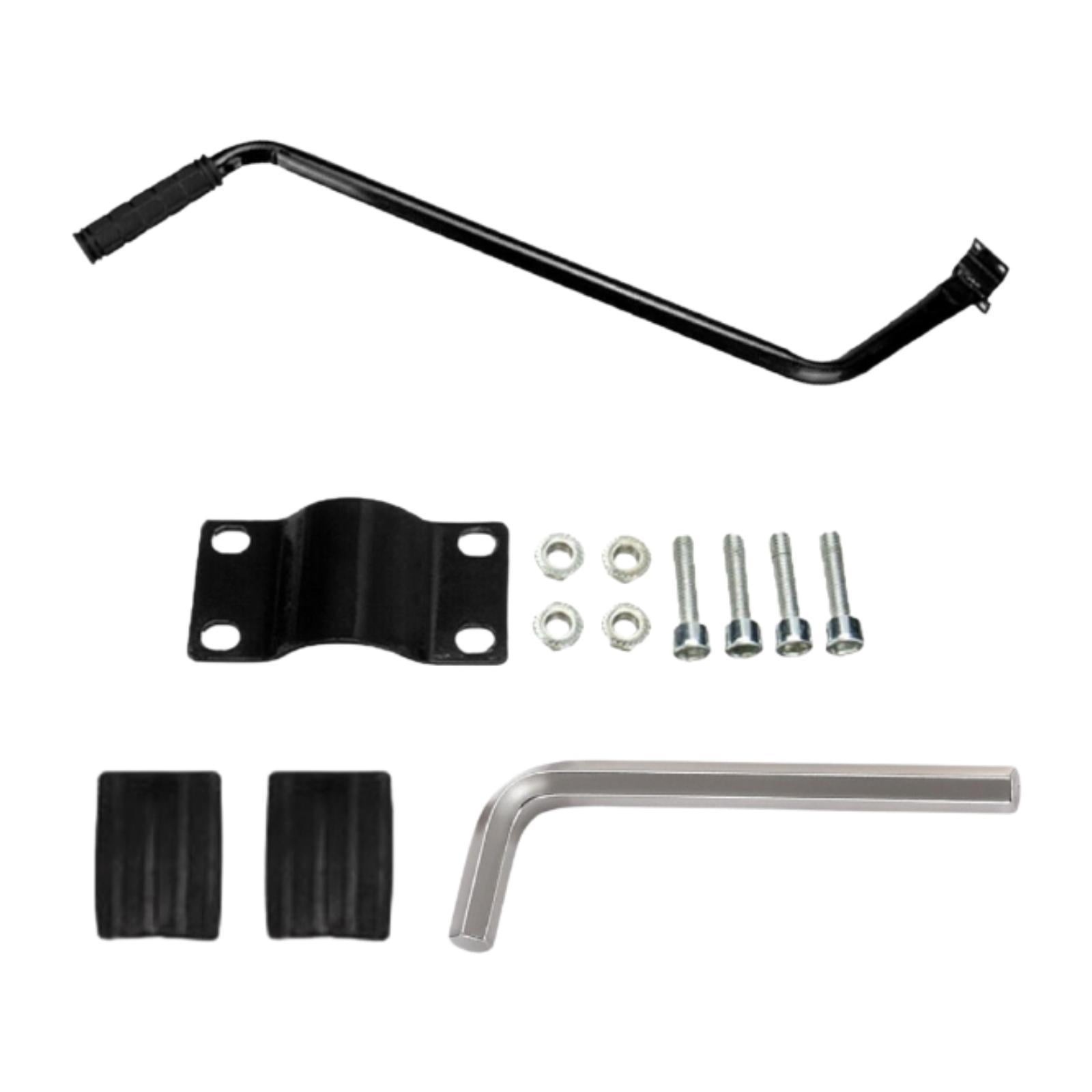 Magideal - Manillar De Bicicleta, Tija De Sillín De Equilibrio De Metal, Tija De Sillín Antideslizante, Bicicleta Para Niños, Manija De Tracción Segura Para La M