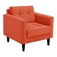 thumbnail image 2 of Sofa Retro 1c Felpa 00 Naranja, 2 of 6