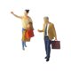 thumbnail image 4 of 1/87 Diorama Figura Resina Para Decoración De Casa De Mu?ecas Colecciones Proyectos De Bricolaje Estilo B, 4 of 5
