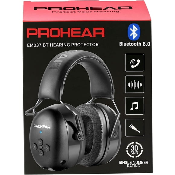 Protector Auditivo PROHEAR 037 Bluetooth 6.0 SNR 30 dB