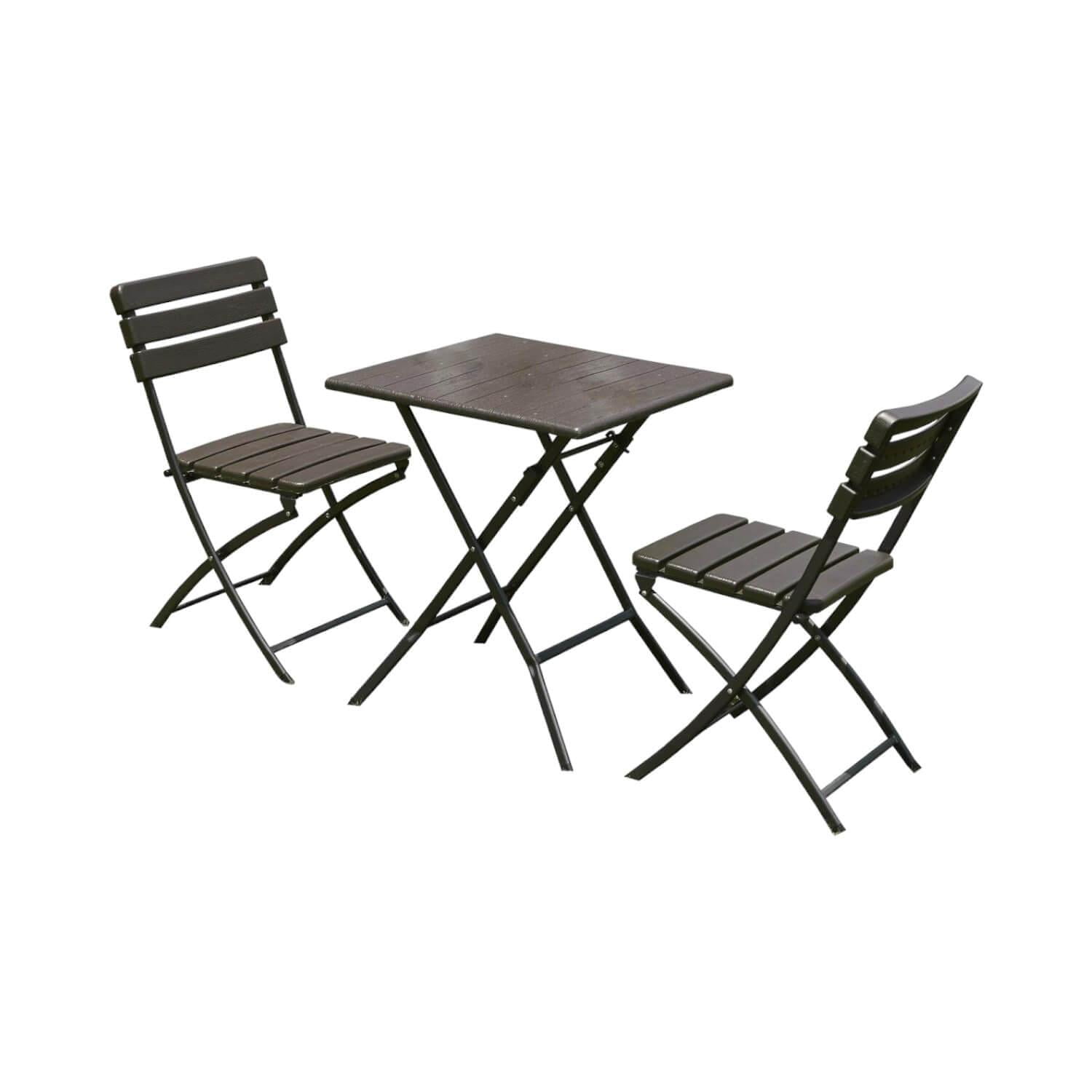 Northwest - Set De Sillas Y Mesa Plegable Madera