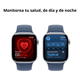 thumbnail image 5 of Apple Watch Series 10 (GPS) Caja de aluminio 42mm con correa Denim Sport Band 2024 plateado S/M, 5 of 8