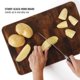 thumbnail image 4 of Tabla de cortar Calphalon 46x30 cm de madera de acacia con protector de borde, 4 of 9