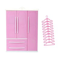 Bothyi - Armario Para Muñecas, Cajón Que Se Puede Abrir, Organizador De Ropa De Muñecas Para Ropa De Muñecas