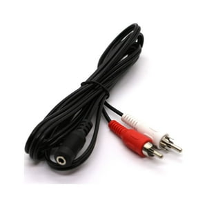 Gen - Cable Audio 6Pies Jack 3.5Mm 2 Rca 1.8Mts