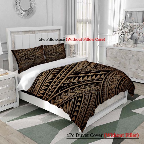 Polynesian Design Island Culture Pattern Set Soft and Comfortable Bedding Set Suitable for All Seasons