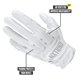 thumbnail image 3 of Guantes de Fútbol Americano NXT NXTRND G3 Pro Blanco Talla Grande, 3 of 7