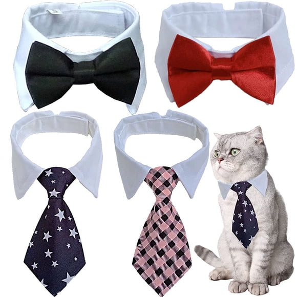 Set de corbatín para disfraz de mascota, Yosbabe, ajustable, 30 cm