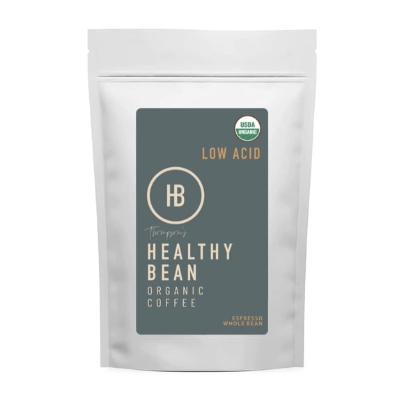 Granos de café orgánico Thompson's Healthy Bean de baja acidez 311 g