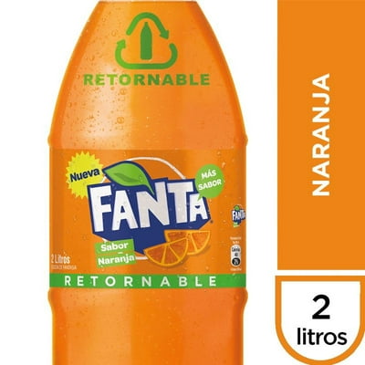 Bebida Naranja Original Botella Retornable 2 L Fanta