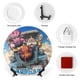 thumbnail image 3 of Sandland Plato decorativo de porcelana fina (bone china), plato decorativo de cerámica para hogar, oficina, soporte de pared, platos decorativos para dormitorio - 6 pulgadas (15 cm), 3 of 6