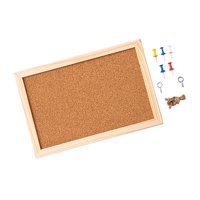 Bothyi - Tablón De Anuncios De Corcho, Tablero De Tachuelas De Cocina, Tablero De Corcho Colgante Para Oficina Y Escuela