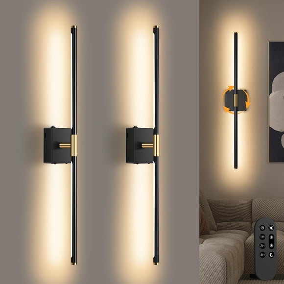Apliques De Pared Paquete De 2 76 Cm Inalámbricos Usb 8000 Mah