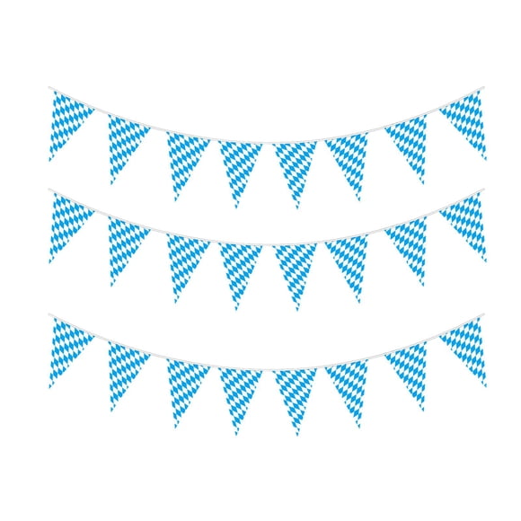 Pancarta De Oktoberfest DIY Azul De 8 M De Largo Para Valla De Techo Exterior Estilo C