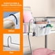 thumbnail image 2 of Bolso colgante de almacenamiento junto a la cama de Caddy para litera, camas de hospital, dormitorio habitaciones Campamento 4 bolsillos y 2 ganchos (blanco), 2 of 3