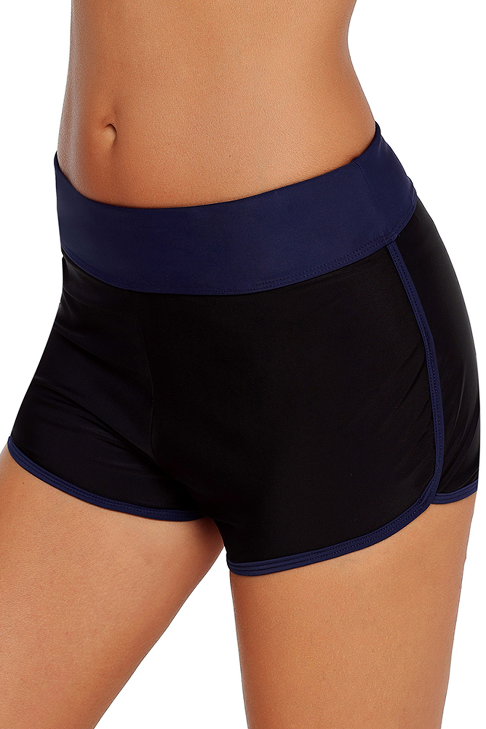 Short De Baño Deportivo Mujer Azul Gloriahoon