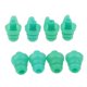 thumbnail image 1 of 4 Pares De Tapones Para Los Oídos De Silicona Para Viajes En Avión Tapones Para Los Oídos Con Cancelación De Ruido Verde, 1 of 5