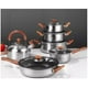 thumbnail image 4 of Set de Ollas de Acero Inoxidable - 12 Piezas " Cocina de Calidad Superior", 4 of 7