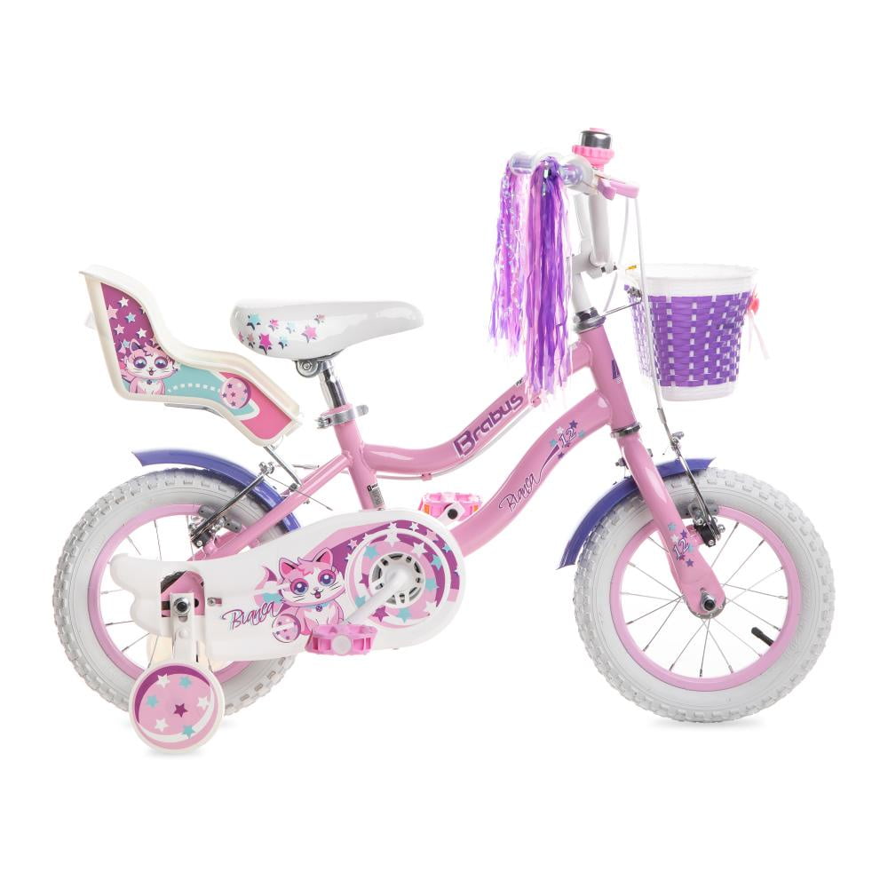 Brabus - Bicicleta Mtb Aro 12 1200ld Bianca Rosado