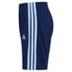 thumbnail image 3 of Pantalones cortos adidas Essentials de 3 rayas para niños, color azul y azul, talla 5, 3 of 6