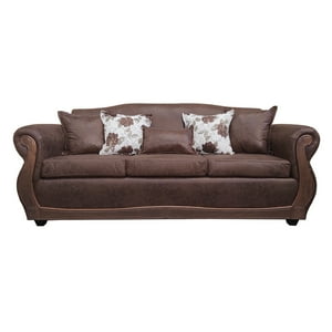 América Decora - Sofá Con Resorte Estructural Grand Santi Envejecido 4 Personas Café X