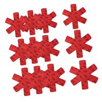 Magideal - 12 Protectores De Sartenes Antiarañazos, Utensilios De Cocina, Almohadillas Separadoras De Sartenes Antideslizantes Para Sartenes, Platos De Cerámica, , Rojo Un Rojo