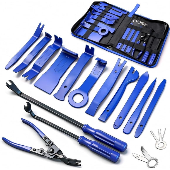Kit de herramientas para tapizados de auto Poraxy, 19 piezas