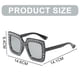 thumbnail image 2 of Gafas de sol cuadradas personalizadas para tiro callejero, gafas de sol de moda con montura grande, hechas de PC, 2 of 5