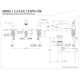thumbnail image 2 of Grifo de baño mini widespread Kingston Brass KB957SB, 2 of 2