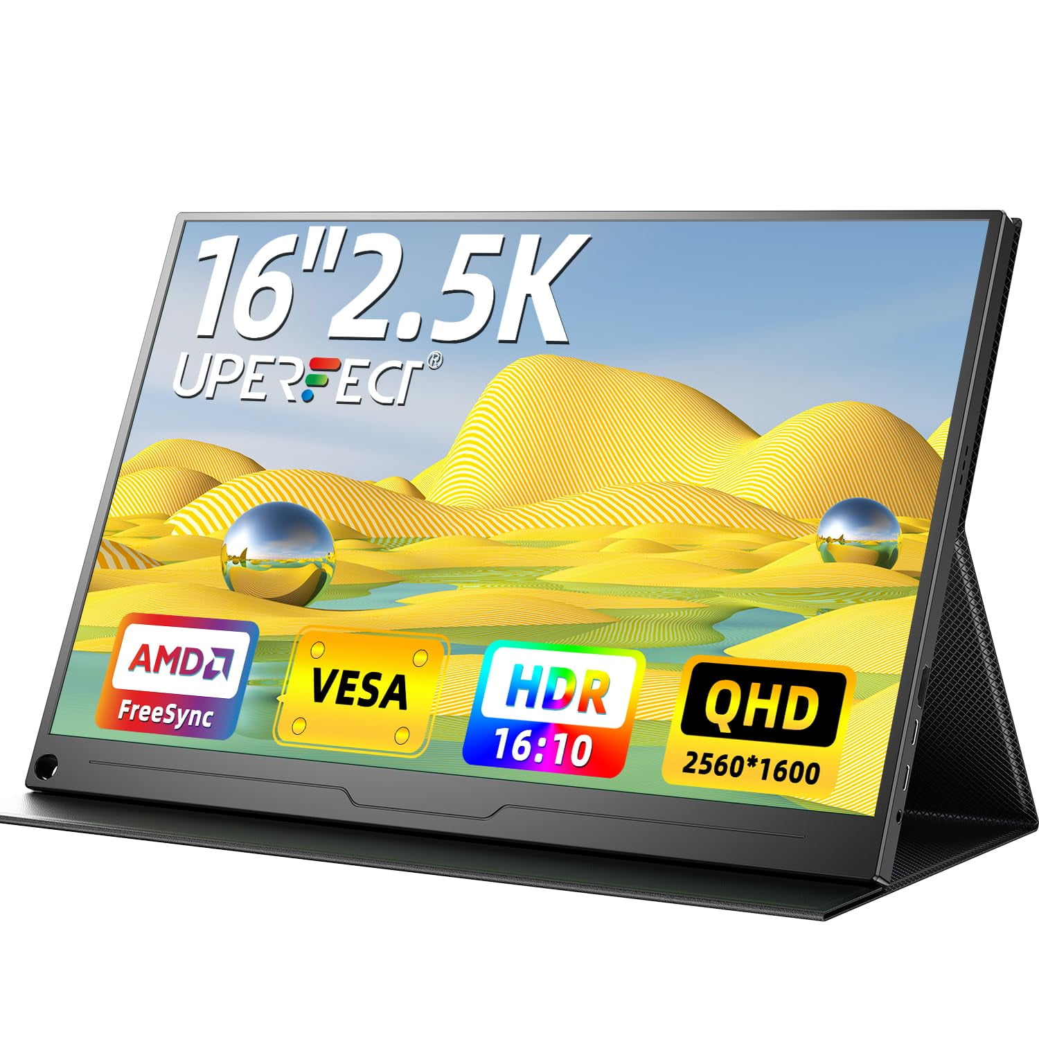 Monitor Portátil Uperfect 2.5k De 16 Pulgadas Qhd Hdr Freesync