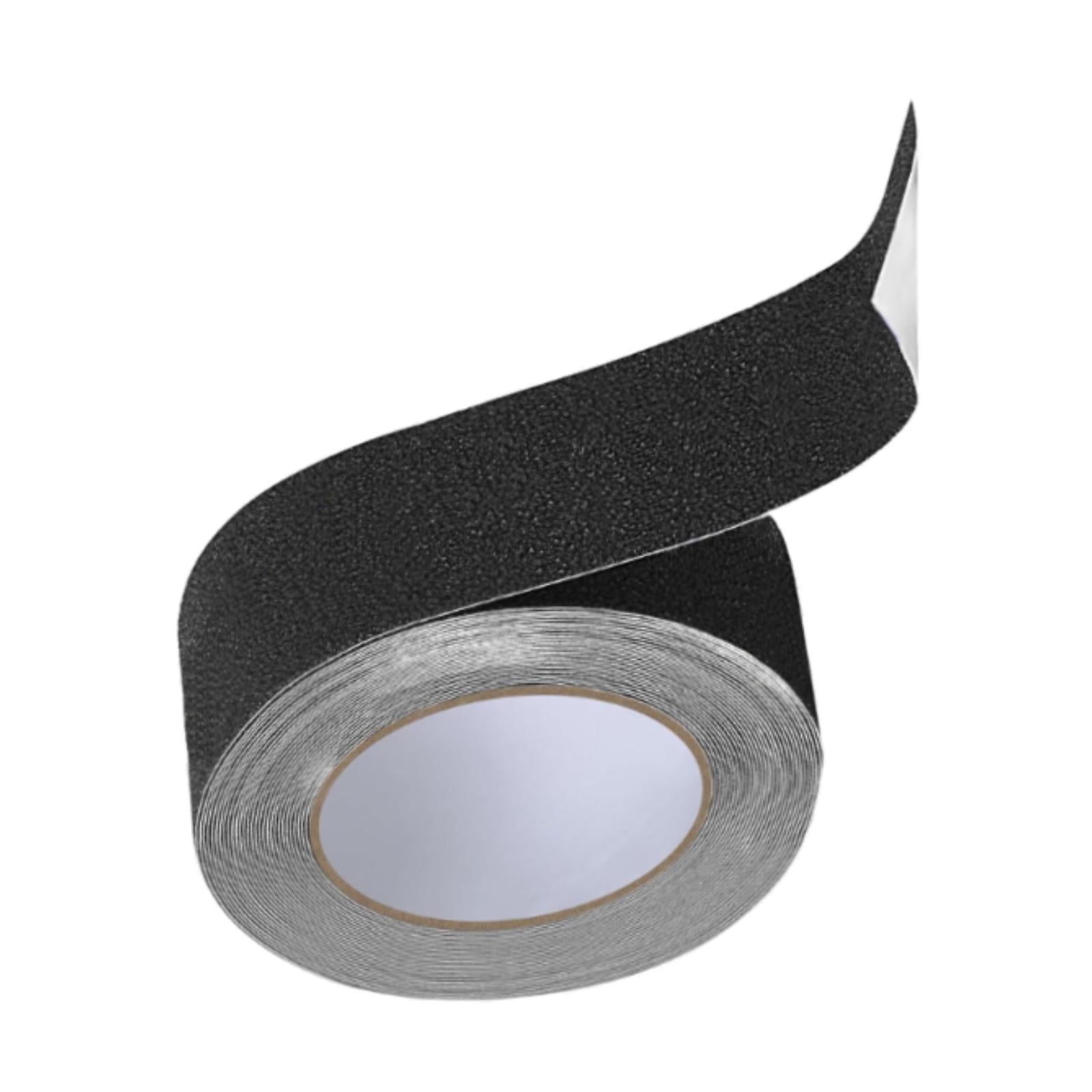 Magideal - Cinta De Agarre Cinta Antideslizante Cinta Adhesiva De Seguridad Negra Cinta Antideslizante Resistente Para Escaleras Bañeras Escaleras Rampa Escalera 5cm X 500cm