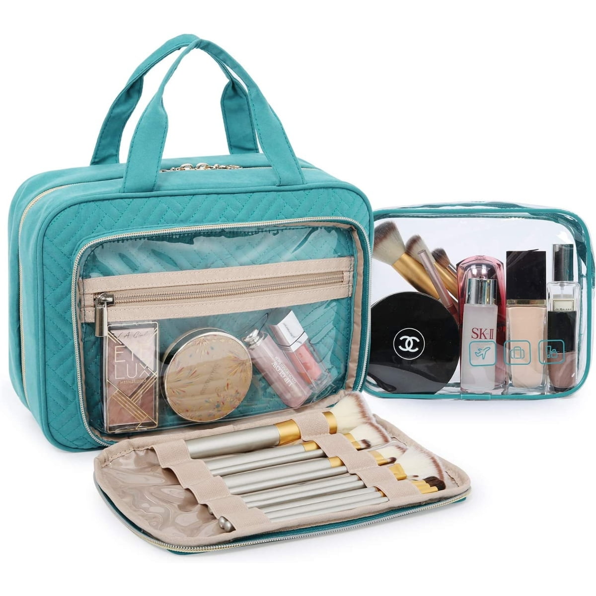 Bagsmart Neceser Colgante Bonchemin Space Saver Pro 4 Comp Turquesa