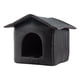 thumbnail image 2 of Casa Portátil Para Gatos Al Aire Libre, Resistente A La Intemperie, Cama Para Mascotas, Casa Para Gatitos, Invierno, Negro, 2 of 4