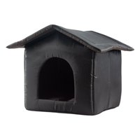 Magideal - Casa Para Gatos Al Aire Libre, Camas Impermeables Para Gatos Domésticos, Perrera Para Perros Pequeños, Casa Para Gatitos, Muebles De Invierno, Refugio , Negro
