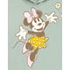 thumbnail image 5 of Set de ropa de Disney Minnie Mouse para niñas pequeñas, forro polar 3T, verde, 5 of 7