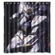 thumbnail image 1 of Cortina de ducha suave Lt Nu Gundam, juego de cortina de baño con ganchos, tamaño 66 x 72 pulgadas, 1 of 3