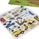 thumbnail image 1 of Set de juego de stickers Melissa & Doug Vehículos con fondo doble, 1 of 9