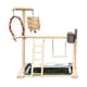 thumbnail image 2 of Parrot Playstand Bird Playground Bird Gym Bird Playpen Wood Perch Escalera De Juguete, 2 of 5