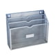 thumbnail image 4 of Cesta De Almacenamiento De Archivos De Metal, Práctico Organizador De Escritorio Para Facturas De Oficina Y Hogar, Color Plateado, 4 of 5