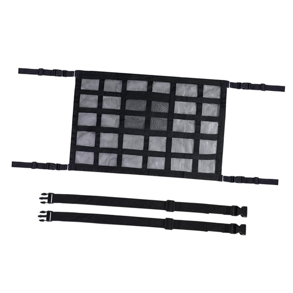 Generic Red de carga para techo de coche, bolsillo, red de carga para techo de coche, ajustable, práctico montaje, organizador de techo de coche para Medio