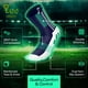 thumbnail image 4 of Calcetines Soccer Grip LUX Sports Dual-Grip V1 azul marino para adultos, 4 of 7