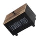 thumbnail image 4 of Organizador De Tampones De Madera Con Tapa, Recipiente De Madera, Servilletero, Organizador De Tampones, Color Negro, 4 of 5