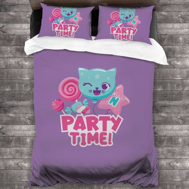Like Nastya Bedding Set Bed Set Aldult Kid Bedroom Duvetcover Sets Kawaii