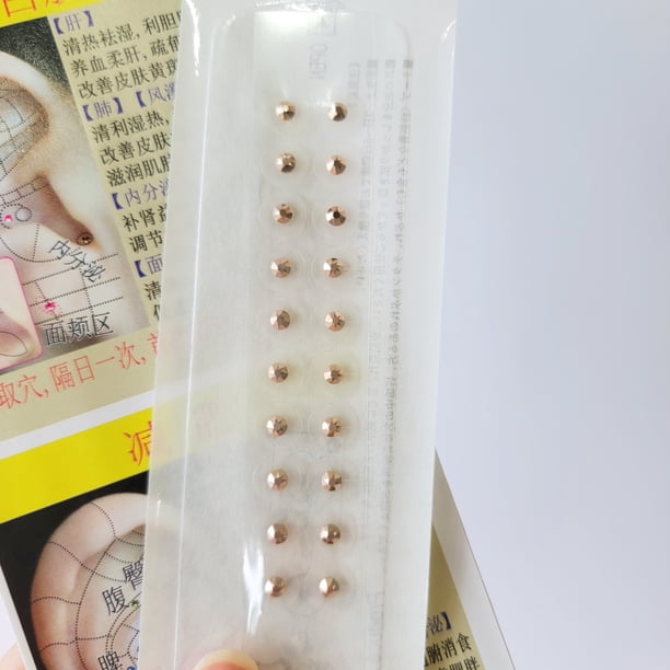 Weight Loss Beauty Health Care New Crystal Ear Acupuncture Point Pressing Magnetic Ear Plaster Auricular Therapy Ear Seeds